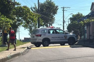 Suspeita da bomba mobiliza Grupo Marte no bairro São Jorge