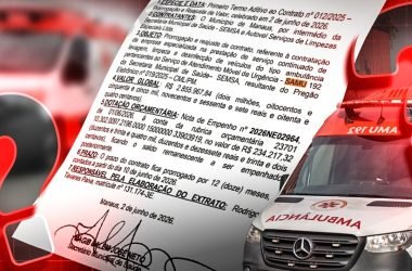 Prefeitura renova contrato de R$ 2,8 milhões para limpeza de ambulâncias; gasto é de R$ 8 mil por dia- (Arte: Abraão Torres/Rios de Notícias)