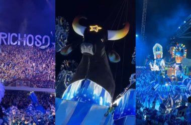 Caprichoso aposta em tablado móvel e grandioso espetáculo na abertura do Festival de Parintins - (Fotos: Reprodução/ Instagram/ Boi Caprichoso)
