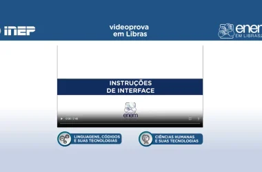 Plataforma Enem Libras ganha atualização com provas de 2017 a 2025 - (Foto: Reprodução/enemvideolibras.inep.gov.br)