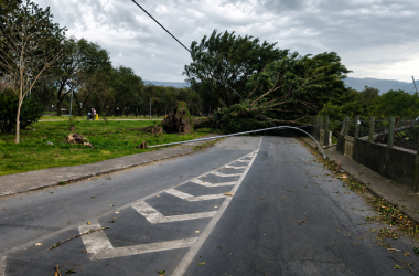 Sobe para três o número de mortes em SP devido à ventania - (Foto: Reprodução/ Defesa civil)